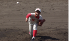 甲子園常連校の投手 A君の投球